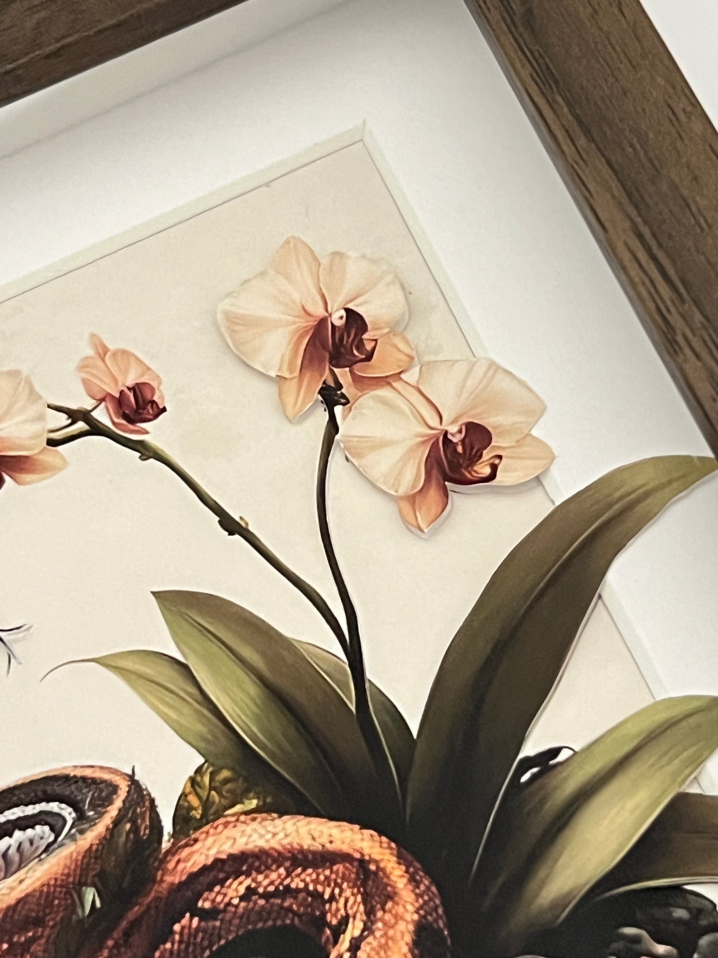 Framed Hand-Cut & Layered Korean Traditional Art Style Print wall art – Orchid Pact— A Korean Folklore Fragment